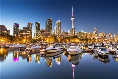 Marina in Toronto am Lake Ontario